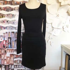 ⭐️3 for $12 Long-sleeve Sweater Dress w/ Ruching